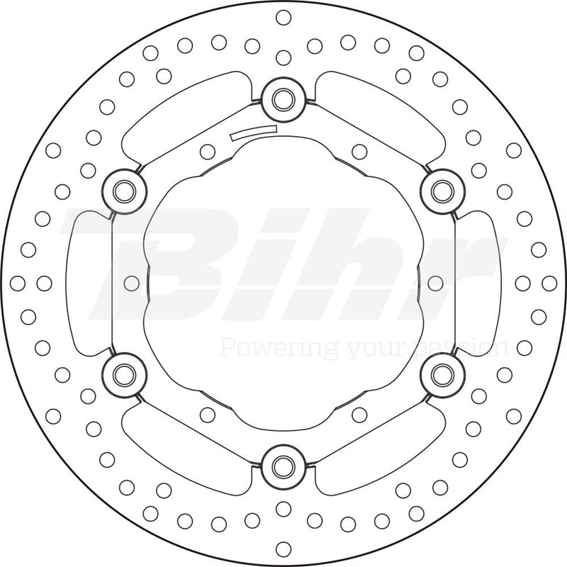 YAMAHA 250 YZF F 03' - 05' DISCO FLOTANTE DELANTERO BREMBO YAMAHA 250 YZF F 03' - 05' DISCO FLOTANTE DELANTERO BREMBO